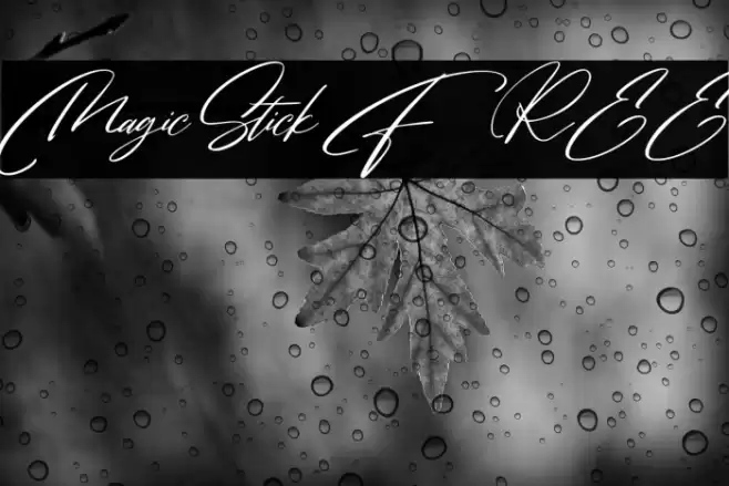 MagicStick FREE Font examples