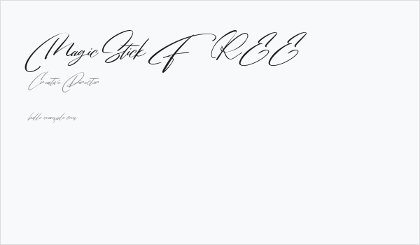 MagicStick FREE Business Card