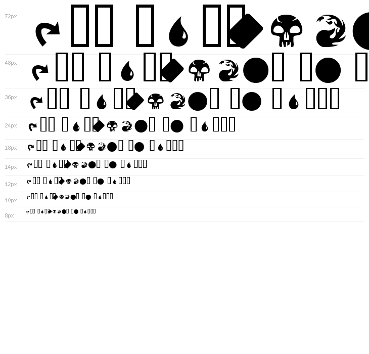 MagicSymbols Waterfall