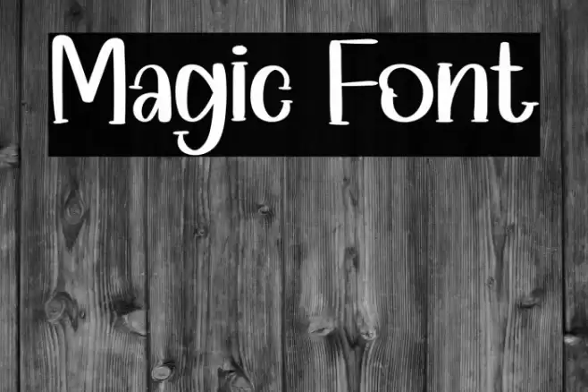 Magic Font examples