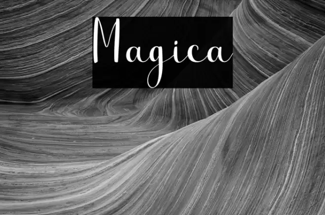 Magica Font examples