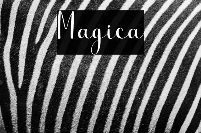 Magica Font examples