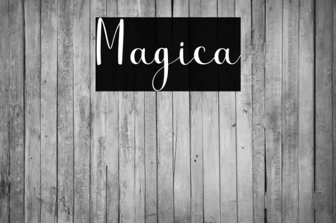 Magica Font examples