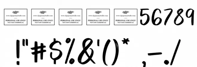 Magical Christmas 字体 其它煤焦