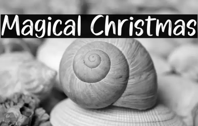Magical Christmas 字体 examples