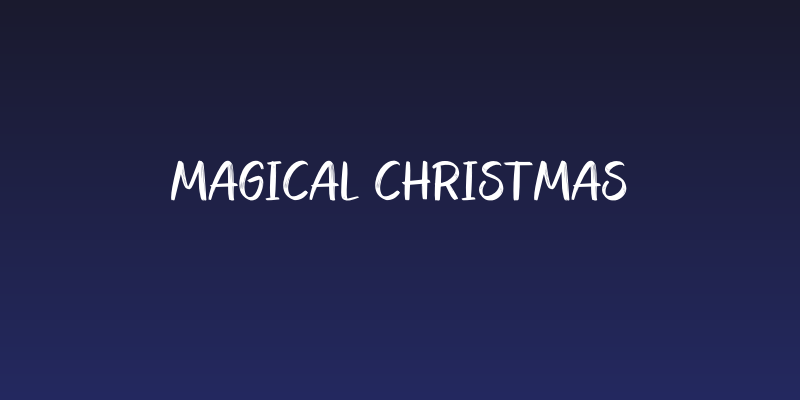 Magical Christmas Social Header
