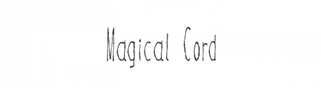 Magical Cord  नि: शुल्क फ़ॉन्ट्स डाउनलोड
