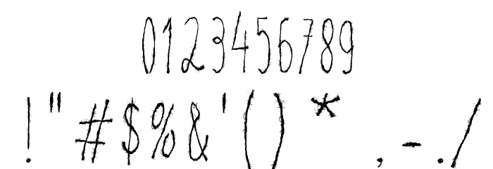 Magical Cord Font OTHER CHARS