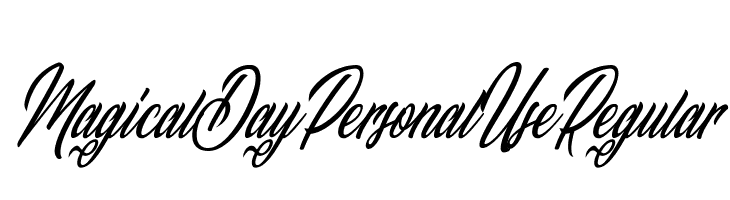 Magical Day Personal Use Regular  नि: शुल्क फ़ॉन्ट्स डाउनलोड