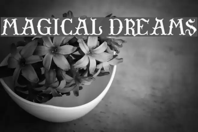 Magical Dreams Font examples