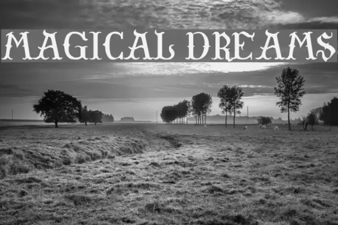 Magical Dreams Font examples