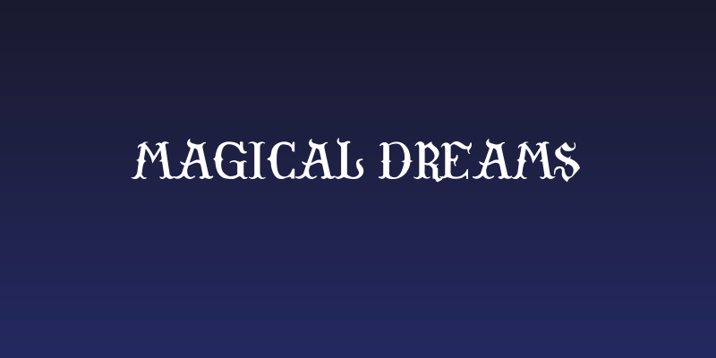 Magical Dreams Social Header