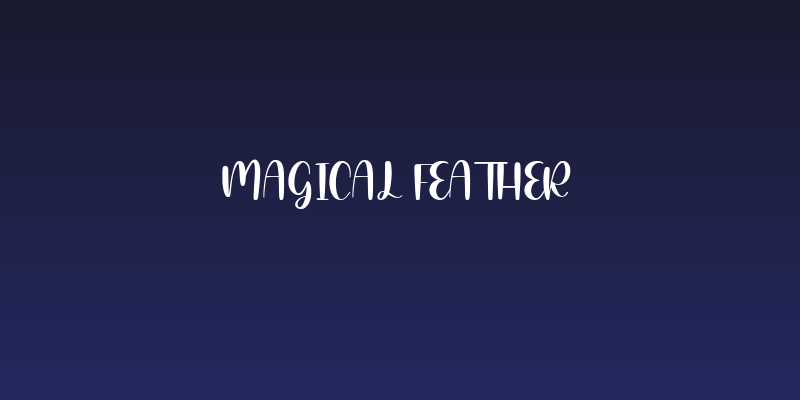 Magical Feather Social Header