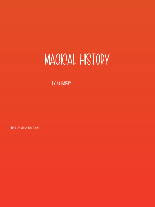 Magical History Poster