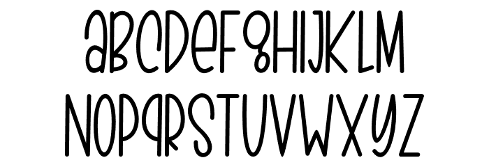 Magical History Font LOWERCASE