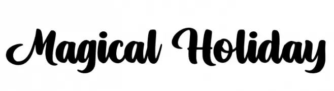Magical Holiday  Free Fonts Download