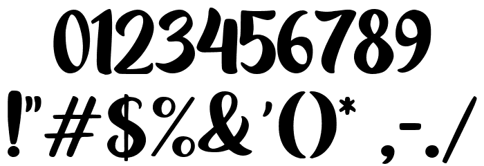 Magical Holiday Font OTHER CHARS