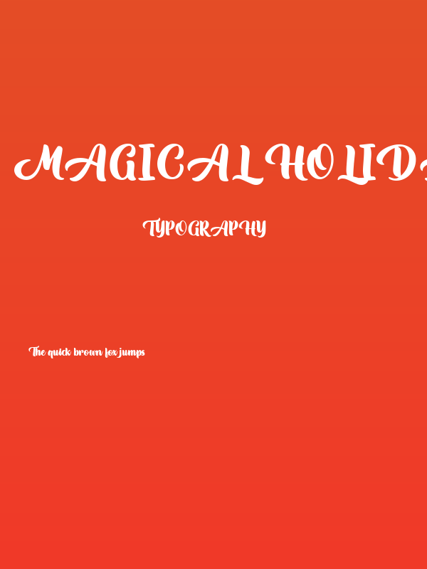 Magical Holiday Poster