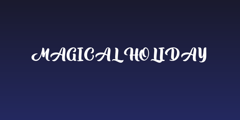 Magical Holiday Social Header