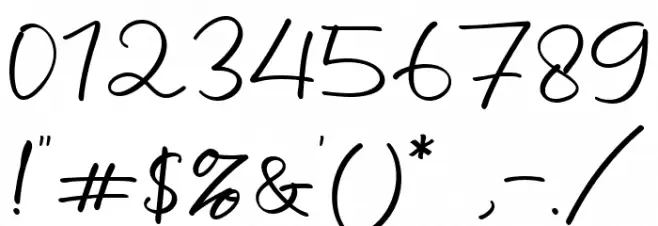 Magical Journey Regular Шрифта ДРУГИЕ символов