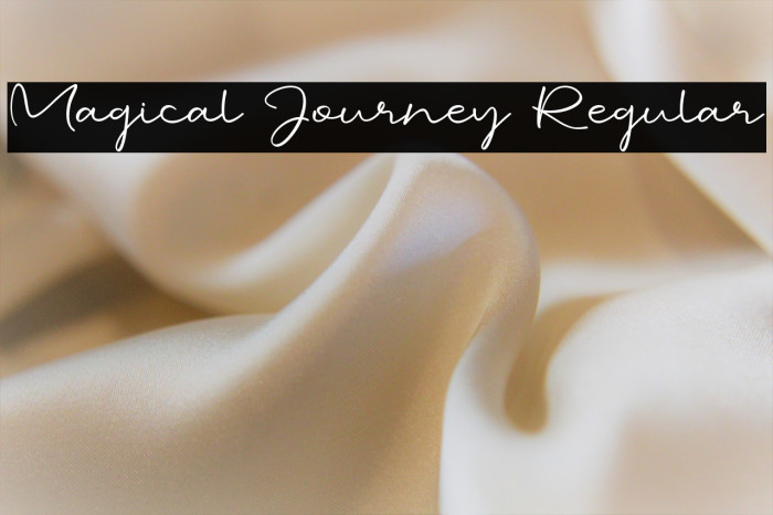 Magical Journey Regular Example 1