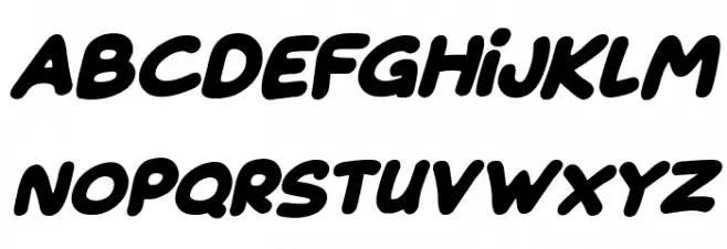 Magical Markers Italic Polices MAJUSCULES