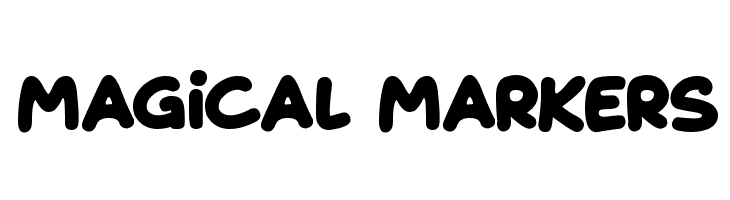 Magical Markers Font