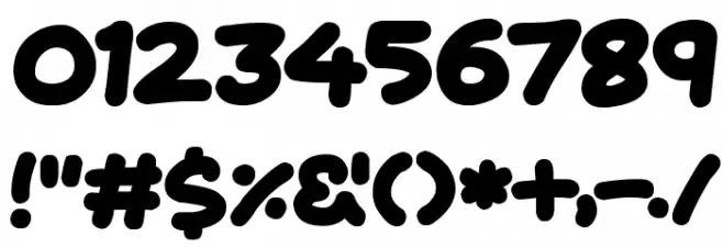 Magical Markers Font OTHER CHARS