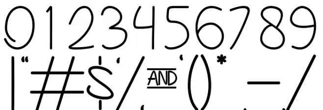 Magical Milky Caratteri ALTRI CARATTERI