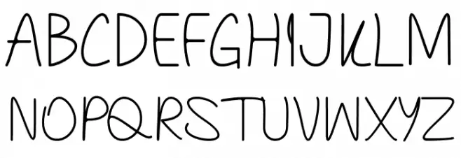 Magical Milky Caratteri MAIUSCOLE