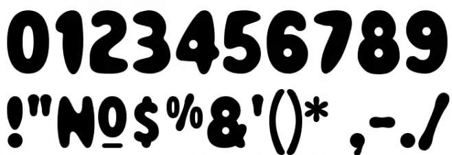 Magical Mystery Tour Font OTHER CHARS