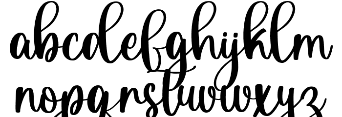 Magical Mystery Font LOWERCASE