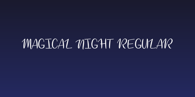 Magical Night Regular Social Header