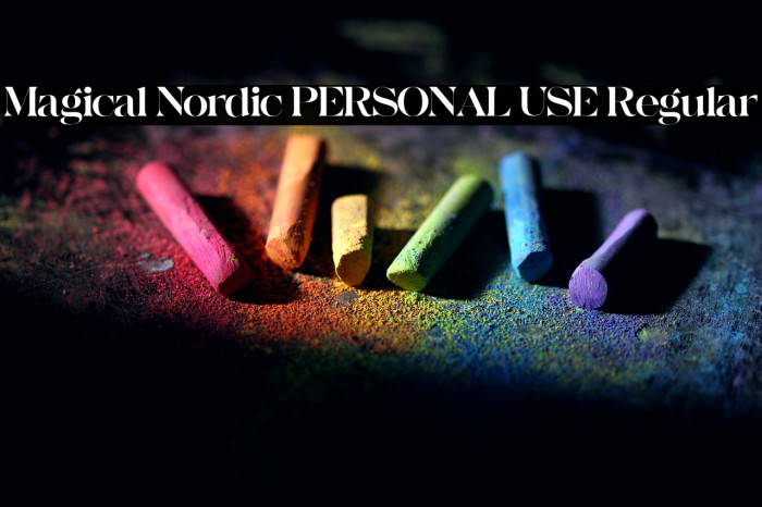 Magical Nordic PERSONAL USE Regular Example 2