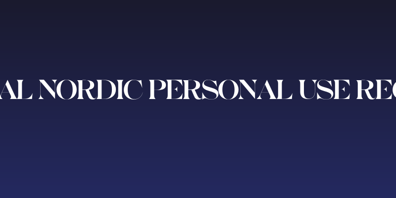 Magical Nordic PERSONAL USE Regular Social Header