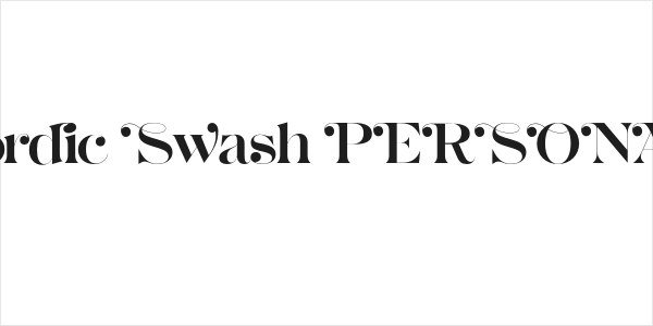 Magical Nordic Swash PERSONAL Regular Logo
