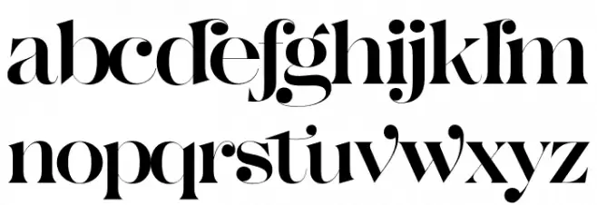 Magical Nordic Swash PERSONAL Regular 字体 小写