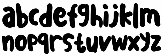 Magical Panda خط أحرف صغيرة