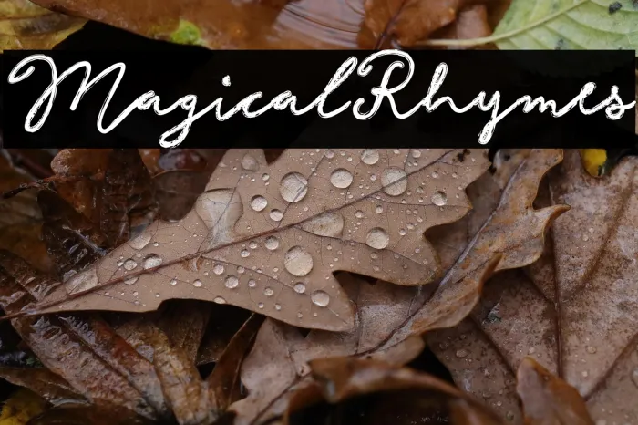Magical Rhymes Example 1