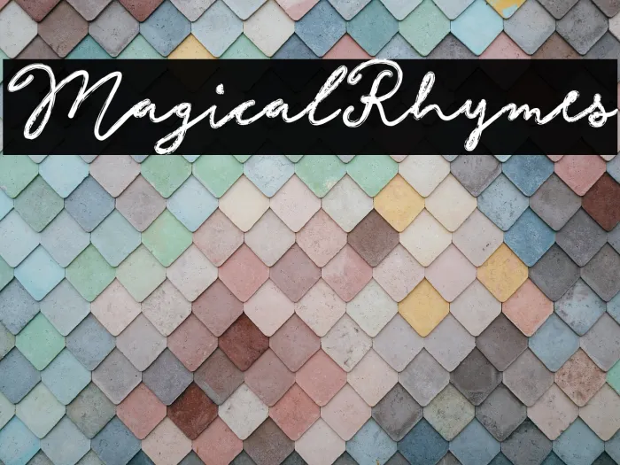 Magical Rhymes Example 3