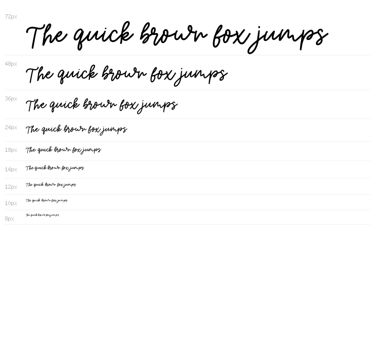 Magical Shiny Script Waterfall