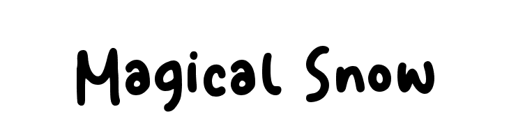 Magical Snow  नि: शुल्क फ़ॉन्ट्स डाउनलोड