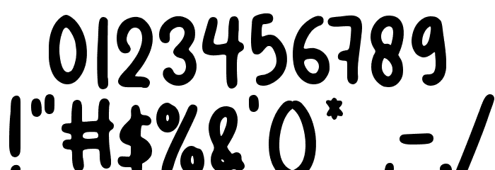 Magical Snow Font OTHER CHARS