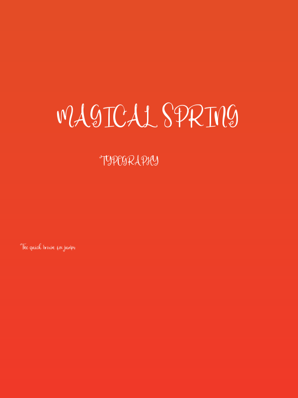 Magical Spring Poster