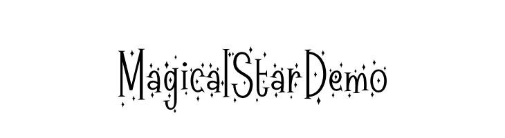 Magical Star Demo  Free Fonts Download