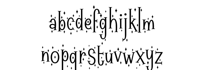 Magical Star Demo Font LOWERCASE