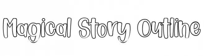 Magical Story Outline  font caratteri gratis