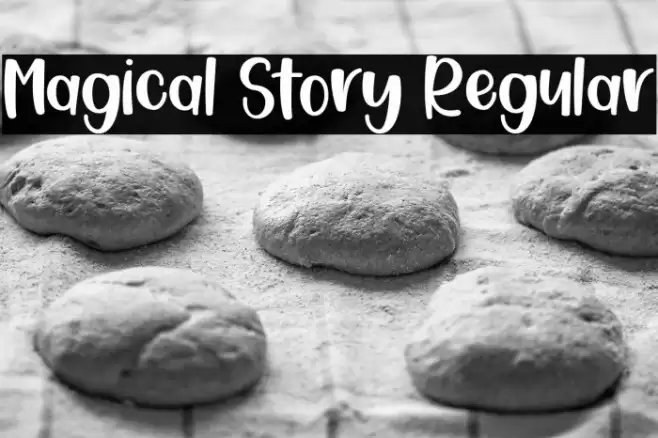 Magical Story Regular Font examples
