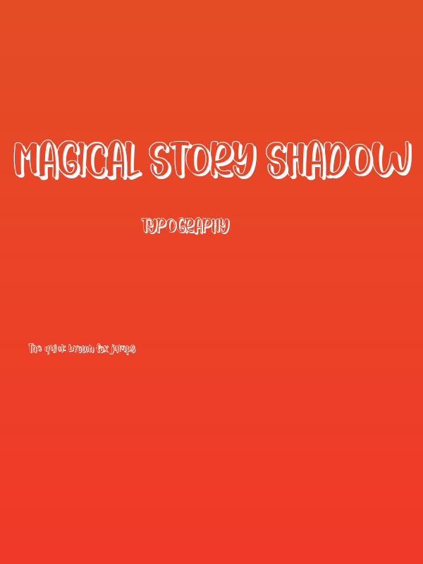 Magical Story Shadow Poster