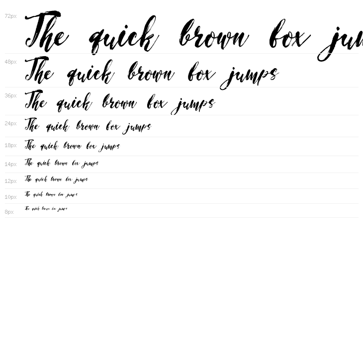 Magical Stylish Script Demo Waterfall